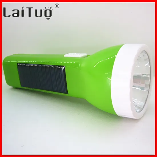 High power rechargeable solar led tactical flashlight
