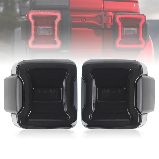 Smoked Tail Lights Full Function for Jeep Wrangler JL 2018-2019