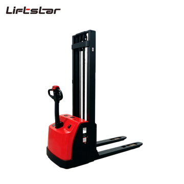 Handgeführter Stapler mit Einzelpinne