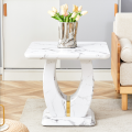 Corner Wooden Coffee Table Modern Design