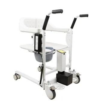 Medical Manual Foldable Wheelchair & Hospital Trolley for Elderly and Disability Aids