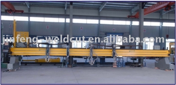 CNC plasma/flame cutting machine with inkjet printer