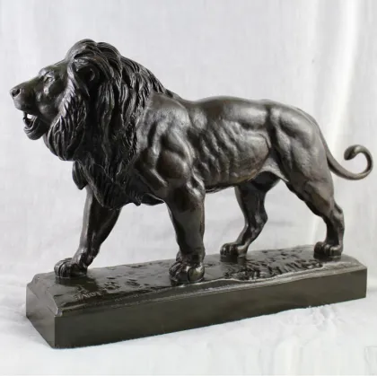 China factory lifesize bronze lion sculpture