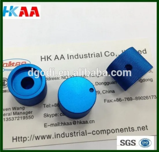 white index knurled aluminium knob, potentiometer knob, rotary switch knob