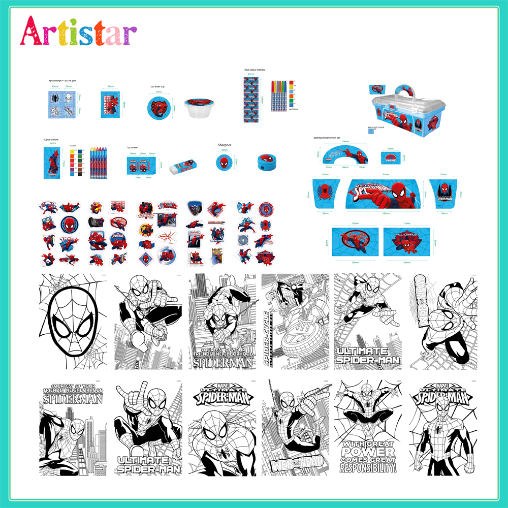 Spiderman Activity Tool Box 2