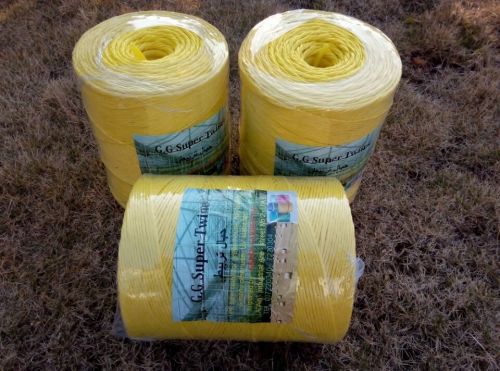 Paquete Use Yellow Twine Blue Rope