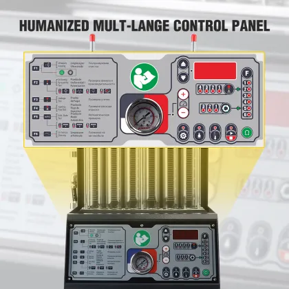 Intelligent Car Fuel Injector Cleaner & Tester - 6-Cylinders 110V/220V Dynojet V6
