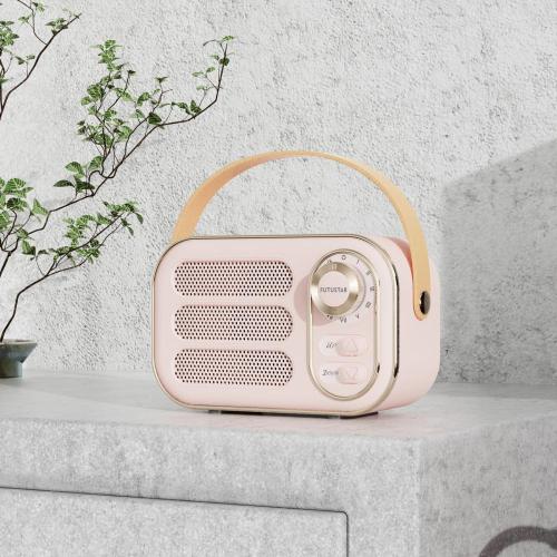 ABS Stunning Design Mini Retro Style Handle Speaker