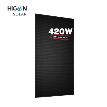 New Technology All-Black High-Power N-Type Mono Shingled Solar Panels - EU Hot Sale
