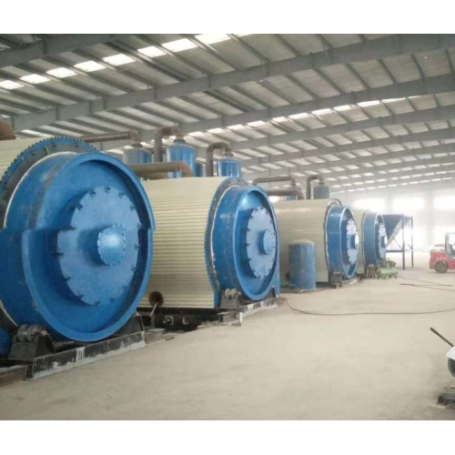 Semi-automatic old rubber pyrolysis equipment