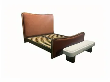 Luxury Style High Back Upholstered King Size Bed