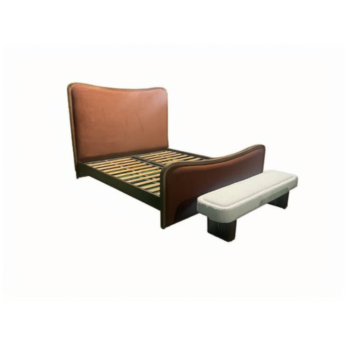 Luxury Style High Back Upholstered King Size Bed