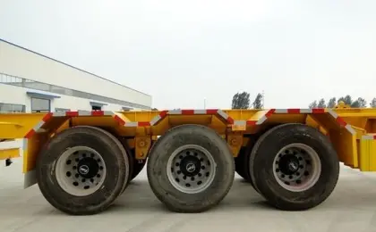 Dongfeng 3 axles 40ft Container Transport Semi-trailer