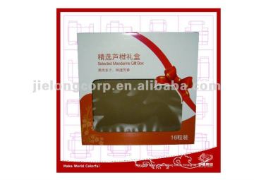 Gift box with window