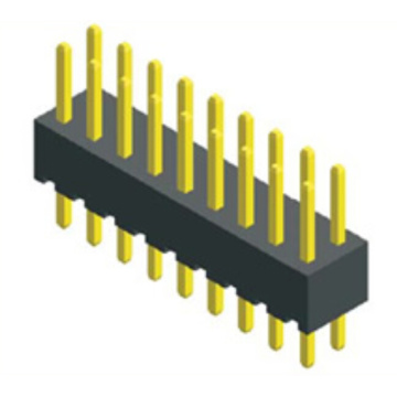 2.54mm رأس الدبوس صف مستقيم نوع