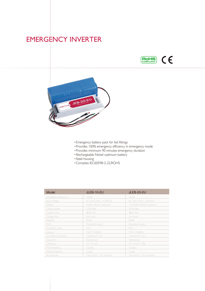 Controlador LED actual constante cotizado CE JLEB-20-UE