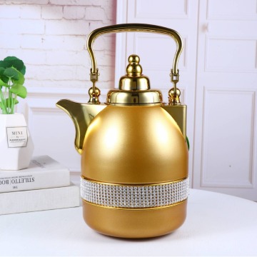 Flash à vide arabe à café - Thermos de 1000 ml avec conception de diamant