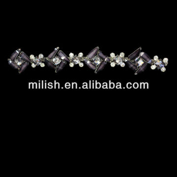 Fashion Decorative Diamante Rhinestone Trimmings Chain for Evening Dress MR-0007