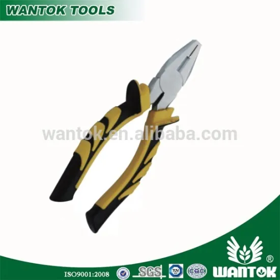American type combination plier heavy duty with heavy duty comfortable TPR handle