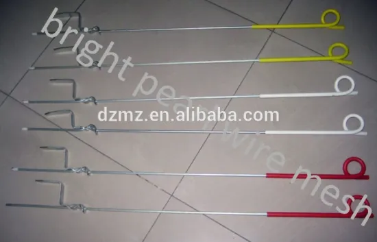 High quality pigtail fencing post with PVC insulator