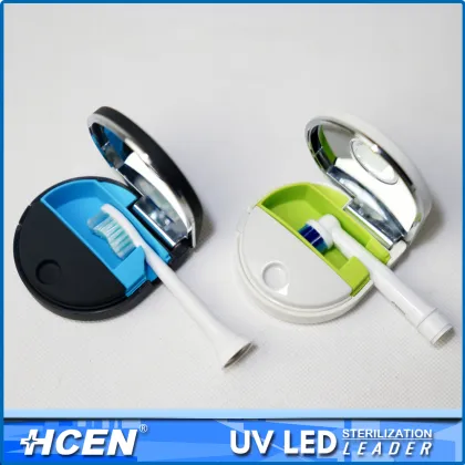 UV LED Light Portable Toothbrush Sterilizer / Toothbrush Sanitizer