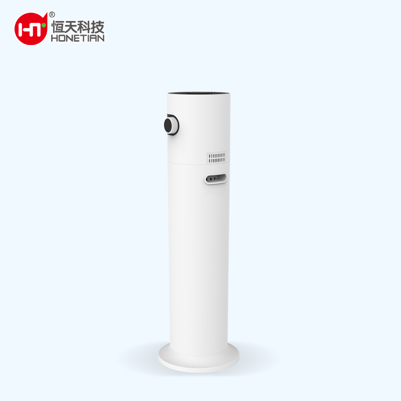HONETIAN 6 gears mist volume humidity setting sleep mode 8 timer custom color visible water level forlarge room tower humidifier