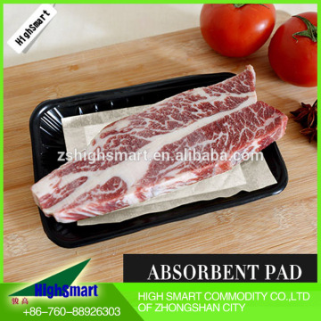 beef pe perforated film pad disposable for pork chop, beef, chicken package for long transporting