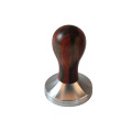 wooden handle coffee tamper press