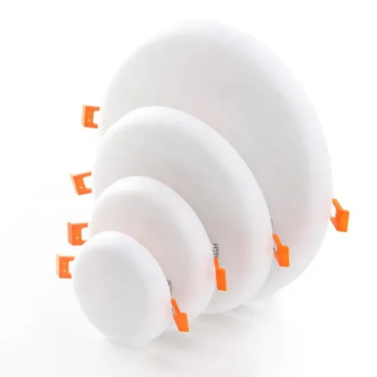 Adjustable Cutout Hole Size Frameless LED Panel Lights: 9W & 18W Round & Square Ceiling Downlights