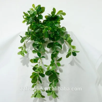 nearly natural wall hanging ornament artificial ivy leave wholesale fake latex ivy for wall decoration