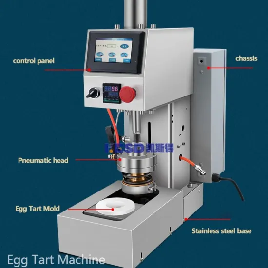 Professional Easy Operate Electric Automatic Push Mini Pie Crust Pressing Making Equipment Tart Shell Maker Machine