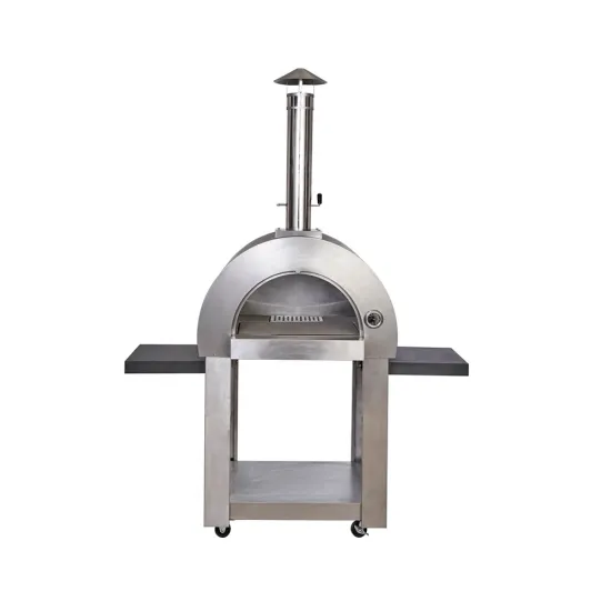 Commercial Kitchen Stainless Steel Outdoor Thickness Baking Oven Grilling Round Pizza Stone Wood Fired Pizza Oven
