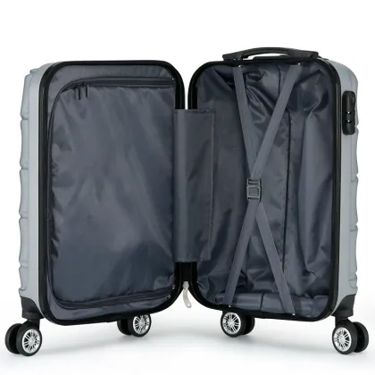 luggage business cases pp hard shell suitcase