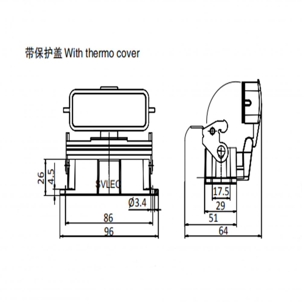 Buikhead mounting cover metal hoods