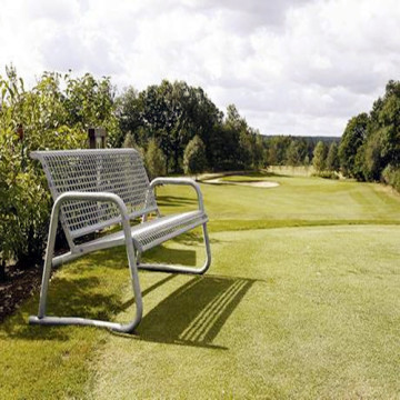Galvanized Steel Grating Bench and Chair