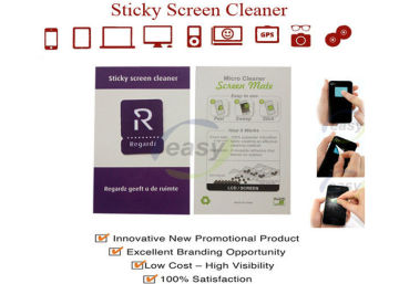 Tablet / Computer Microfiber Screen Cleaner With Customized Printing