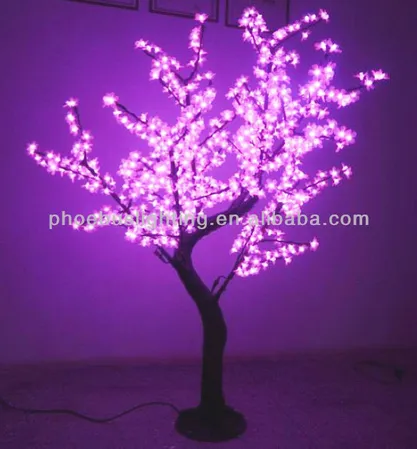 Beautiful single/RGB color LED decorative tree light waterfall wedding decoration for outdoor use