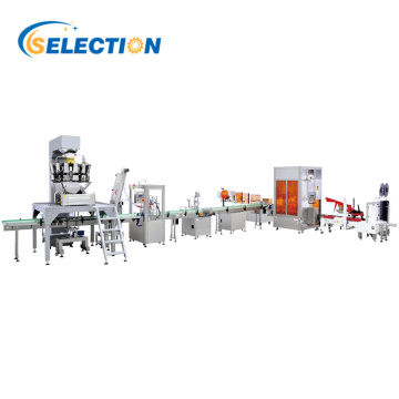 14 Heads Granule Filling Cartoning Production Line