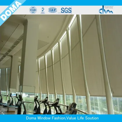 100 percent polyester motorization roller blind fabric