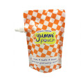 Sterile food grade 6 oz plastic snack jelly-bag