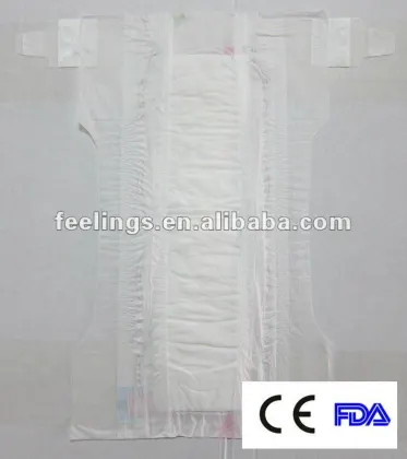 Grade A disposable baby diaper with elastic ears