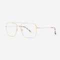 Square Stainless steel Men's Optical Frames