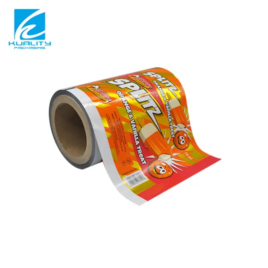Customized Laminated Aluminum Foil Popsicle Sachet Packaging