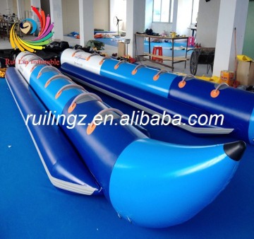 hot sale inflatable banana boat CE/UL pump for free 2 years warranty