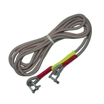 Heavy duty tow rope with hooks
