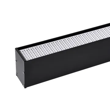 Linkable LED Linear Pendant Light: 4FT to 8FT with Honeycomb Diffuser (60W-120W)