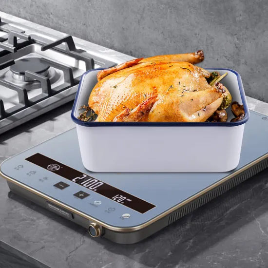 Enamel Food Storage Fruit Container Freezer Food-grade Safe Reusable Waterproof Lunch Box