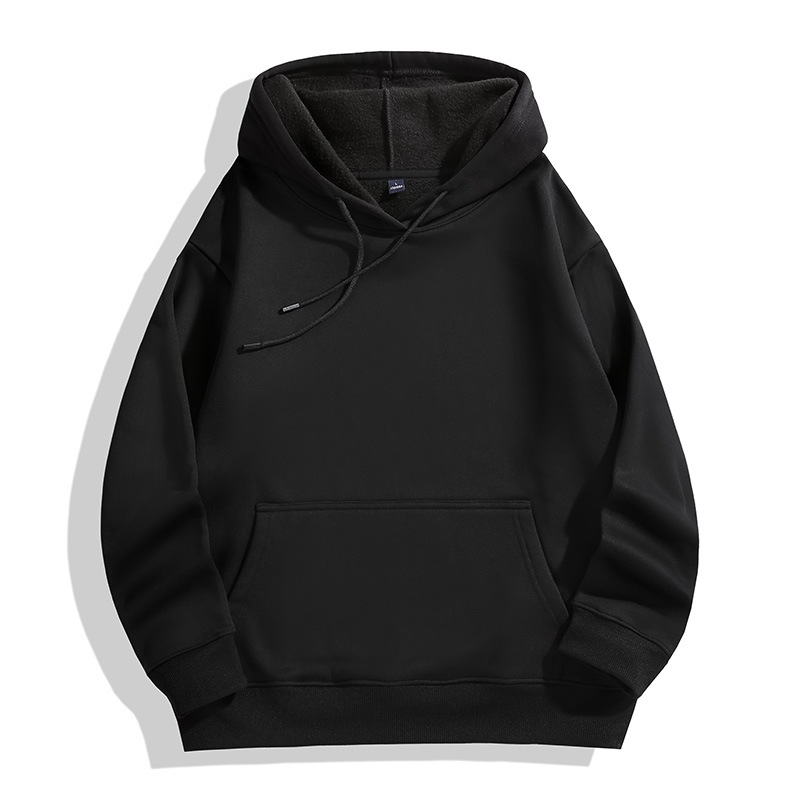 Vinterfleece herrsportströja hoodie