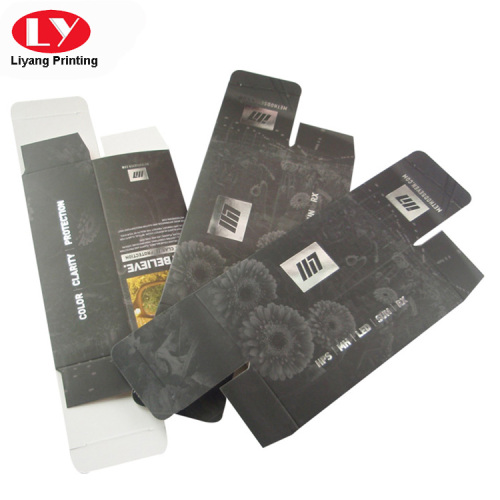 350gsm Sunglass Packaging Box with Silver Foil Logo