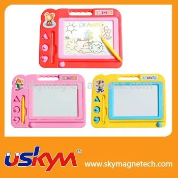 2015 popular color magnetic drawing board for kids
